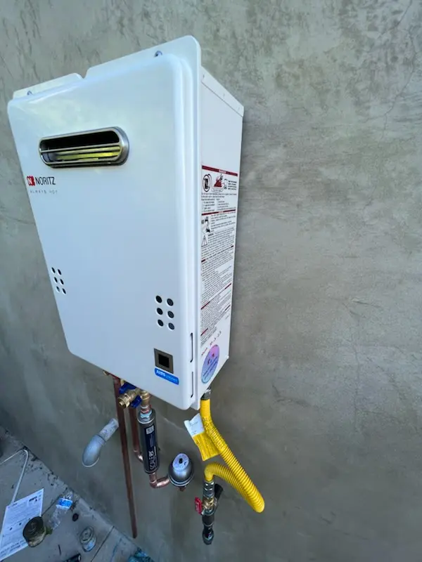 Tankless water heater installation for Fredericksburg homes